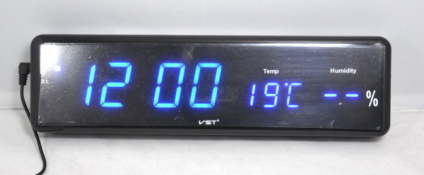 Часы электронные будильник (VST-805S) с функцией термометра + влажность воздуха %