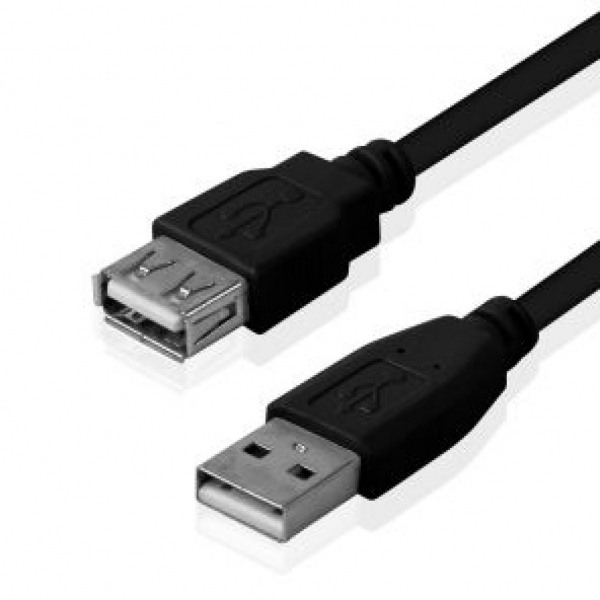 Кабель USB 2.0 AM/AF ПАПА-МАМА 1метр тех.упак.