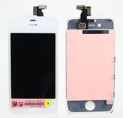 Дисплей iPhone 4S в сборе white (бел.) -Аналог