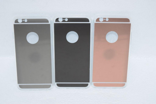 Чехол накладка силикон iPhone 7 plus Mirror TPU+PC  (цвет в ассорт.)