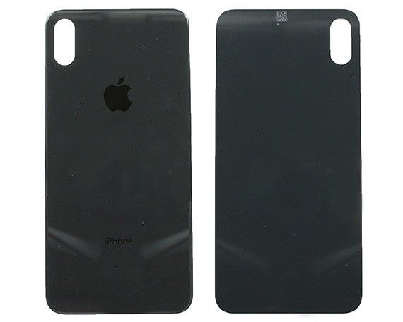 Задняя крышка iPhone Xs Max (стекло) черный