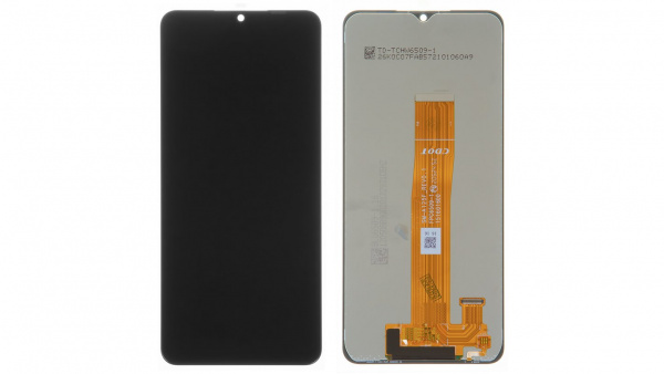 Дисплей Samsung A12 (A125F) в сборе с тачскрином Черный оригинал 100%