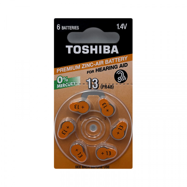 Э/п. Toshiba ZA13 ДЛЯ СЛУХОВЫХ АППАРАТОВ