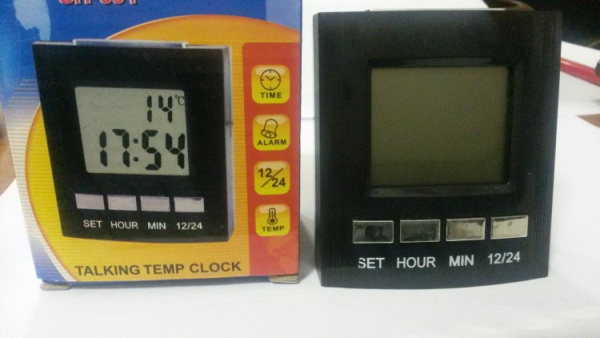 Часы электронные будильник говорящие/температура "SH-691"