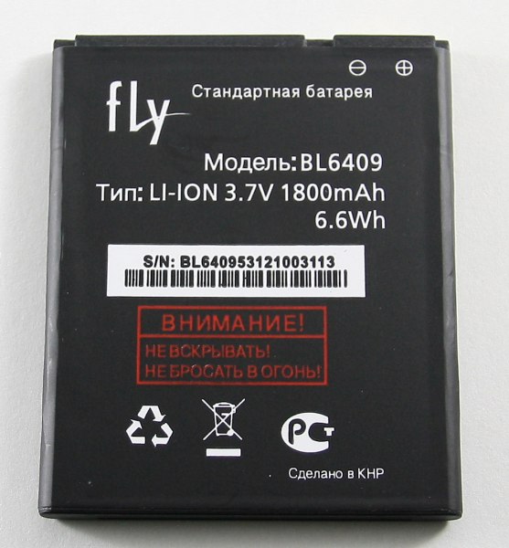 АКБ Fly BL6409 ( IQ4406/Era Nano 6 )