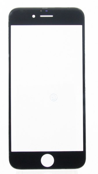 Стекло iPhone 6/6S чёрное