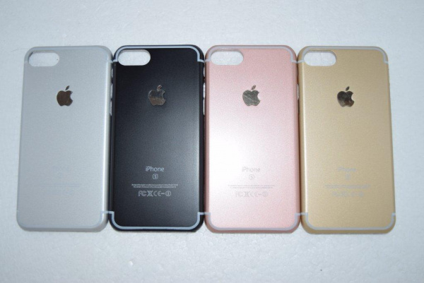 Чехол накладка iPhone 7 пластиковый (цвет в ассортименте)