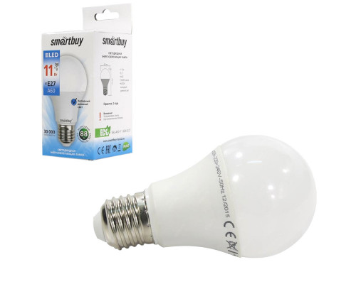 Светодиодная лампа SMARTBUY A60-11W/4000/E27 дневной свет