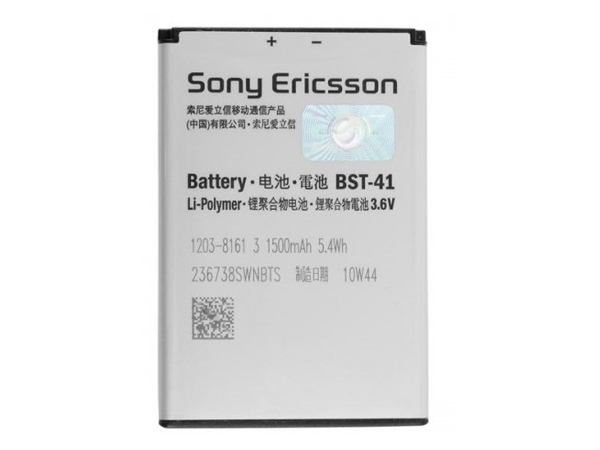 Аккумулятор ОР. Sony Ericsson BST-41