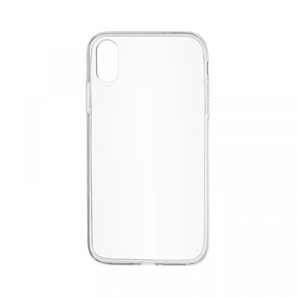 Чехол накладка силикон iPhone XR прозрачный (плотный) 1 мм