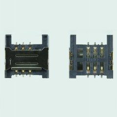 Коннектор SIM Micromax Q346/Q341/Q327/Q414/Q326/S303/X249+/D306/Q333/Q334/X401/X352/X2050/X1800/S302