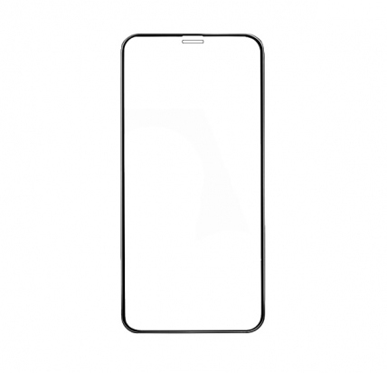 Защитное стекло iPhone 11 Pro/ X/ XS 5D чёрный (тех. упаковка)