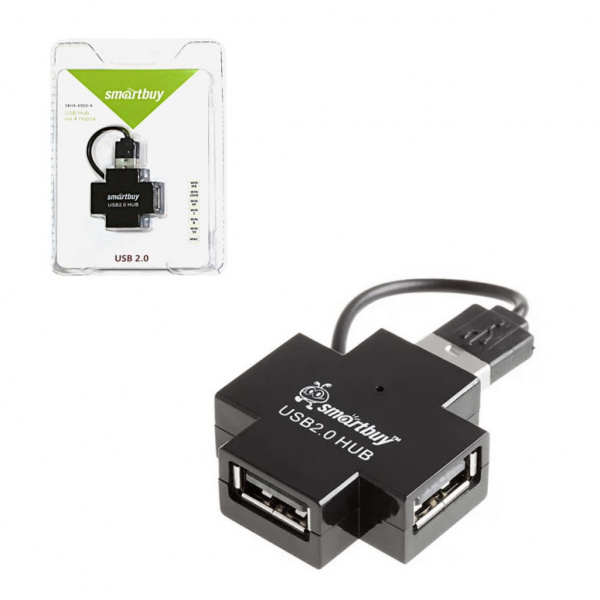 USB разветвитель Smartbuy SBHA-6900-K