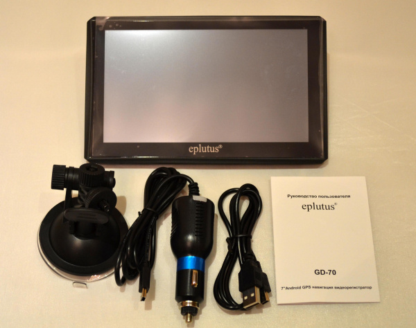 GPS навигатор+видеорегистратор Eplutus GD-70