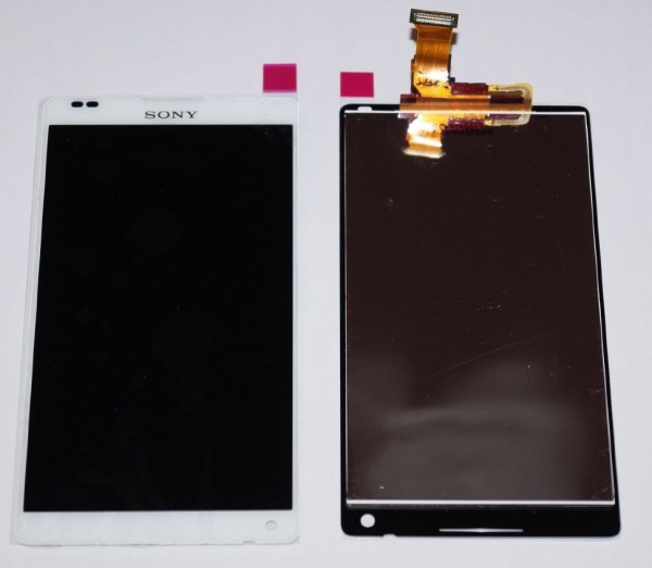 Дисплей Sony C6502 (Xperia ZL) в сборе с тачскрином Белый