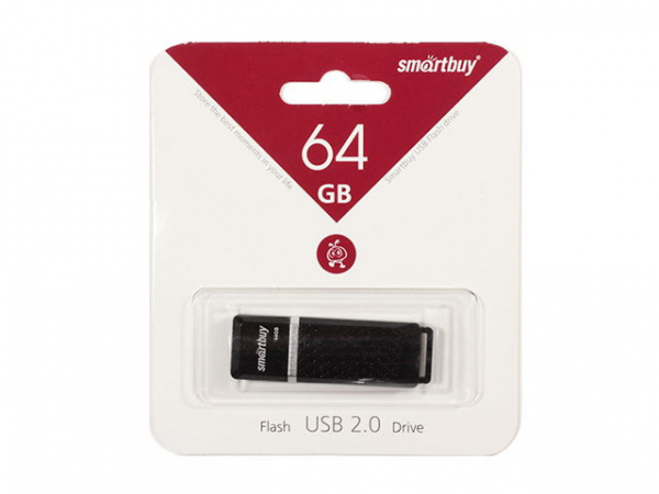 USB флешка 64 GB SMART BUY QUARTZ USB 2.0 (цвет в ассорт.)
