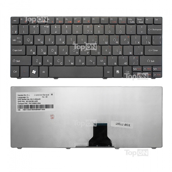 Клавиатура Acer Aspire One 721 722 751 751H 1410 1810 1810T 1830 9Z.N3C82.00R