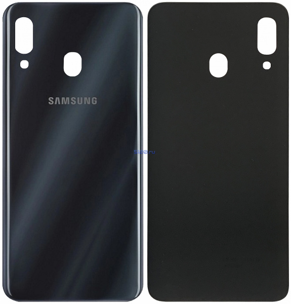 Корпус Samsung A30 (A305F) (задняя крышка) чёрный