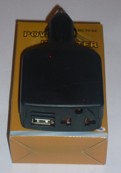 Преобразователь тока 12V-220W (авто-сеть)