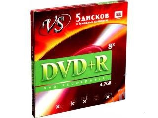 Чистый диск DVD-R VS в конверте