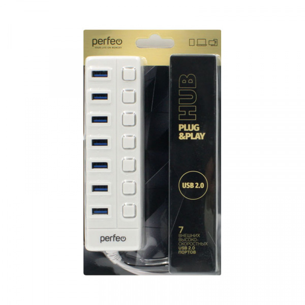 USB разветвитель Perfeo PF-H036 7Port 