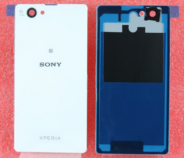 Корпус Sony Xperia D5503 Xperia Z1 Compact заднее стекло (белый)