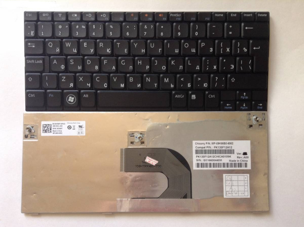 Клавиатура Dell Inspiron Mini 1012 1018 p/n: 00VKWT