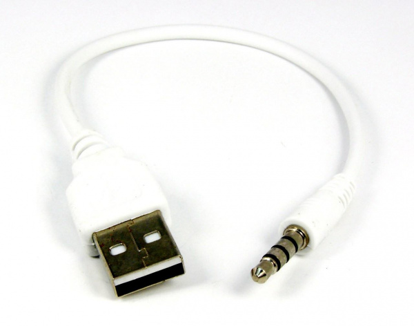 Переходник USB Type-C (m) - Jack 3.5 (f), 0.05м, белый