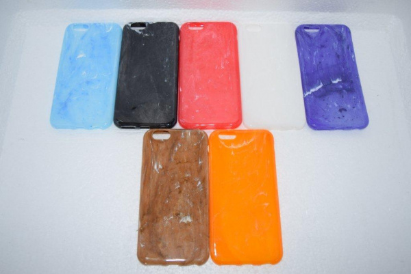 Чехол накладка силикон iPhone 6 Rhombus TPU (цвет в ассор.)