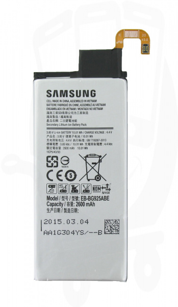 Аккумулятор ОР. Samsung G925F (EB-BG925ABE) Galaxy S6 EDGE оригинал 100%