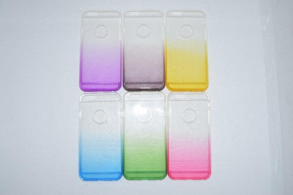 Чехол накладка силикон iPhone 5 Diamond TPU (цвет в ассорт.)