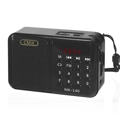 Радиоприёмник CMiK MK-140 (аккумулятор, FM,MicroSD,USB, MP3)