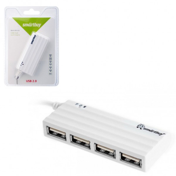 USB разветвитель Smartbuy SBHA-6810-W