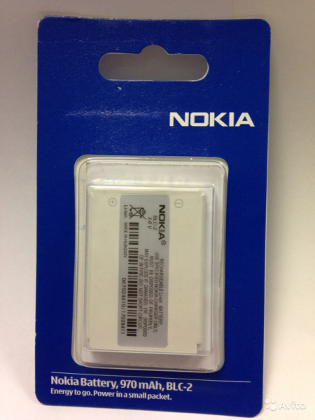Аккумулятор ОР. Nokia BLC-2 (3310)