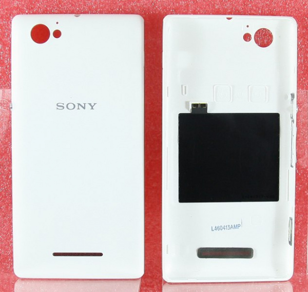 Корпус Sony Xperia C1904/C2005 (M/M Dual)Задняя крышка Белый