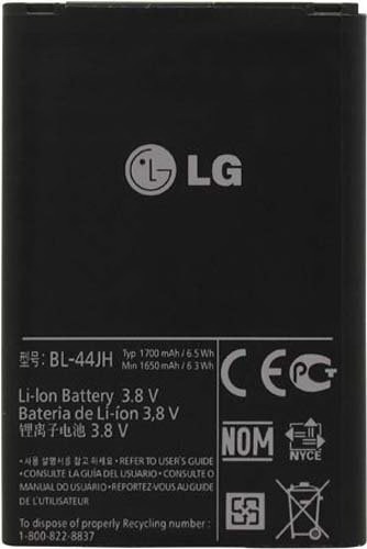 Аккумулятор ОР. LG BL-44JH (P705\P970) оригинал тех. упаковка 