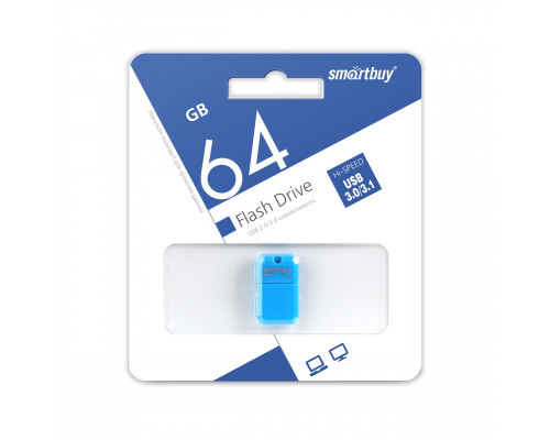 USB флешка 64 GB SMART BUY ART МИНИАТЮРНАЯUSB2.0 (цвет в ассорт.)