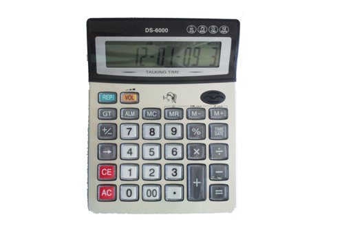 Электронный калькулятор голос+дата DS-6000