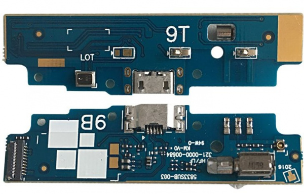 Шлейф Asus ZB452KG (ZenFone Go) плата на системный разъем/микрофон