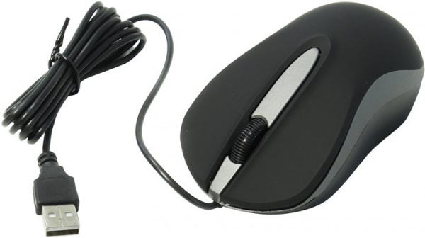 Мышь оптическая (проводная-USB) Smartbuy SBM-329-KY чёрная/жёлтая
