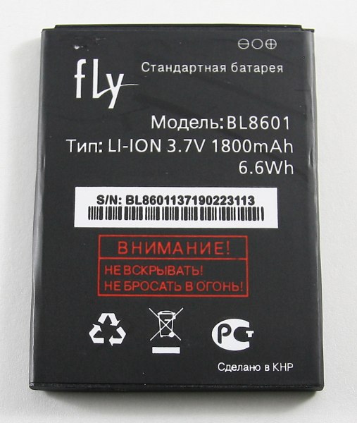 АКБ Fly BL8601 ( IQ4505/Era Life 7 ) тех. упак.
