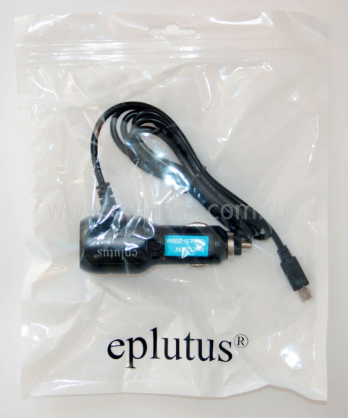 АЗУ Mini USB Eplutus + USB 5V 2A