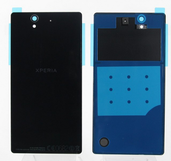 Корпус Sony Xperia C6602/С6603/L36 Xperia Z  заднее стекло (чёрный)