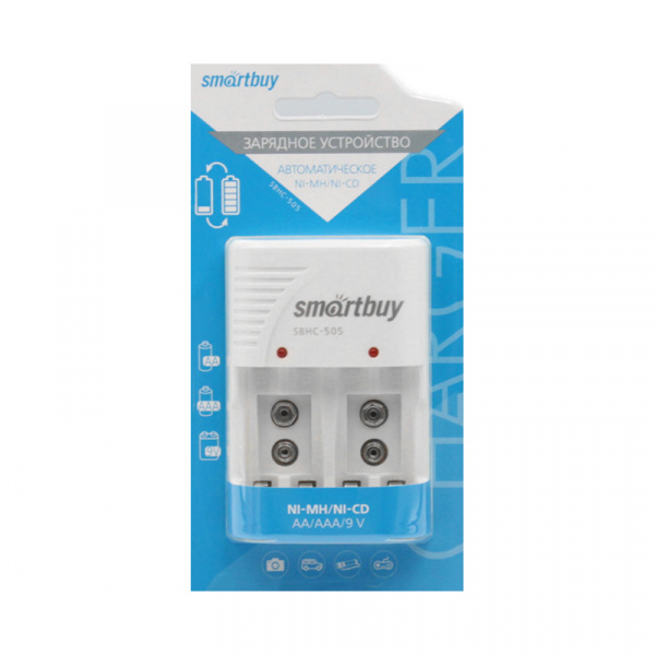 Зарядное устр-во для аккумуляторов Smartbuy SBHC-505 (2XAA/AAA.)