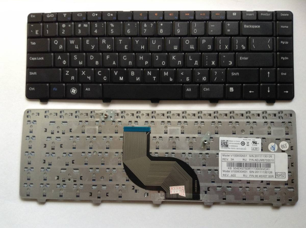 Клавиатура Dell Inspiron 14V 14R N4010 N4030 N5030 M5030 NSK-DJD0R