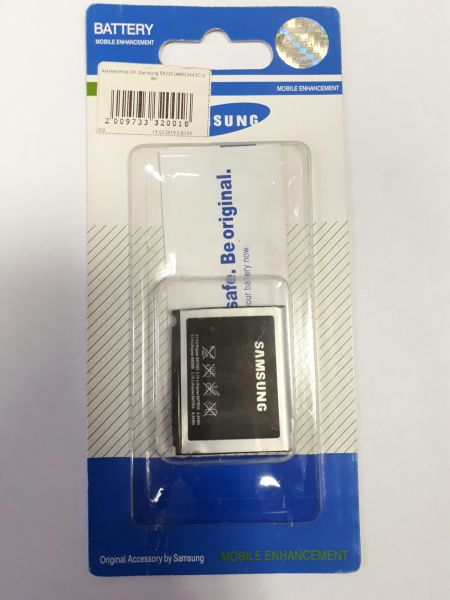 Аккумулятор ОР. Samsung S5230 (AB603443CU) BK
