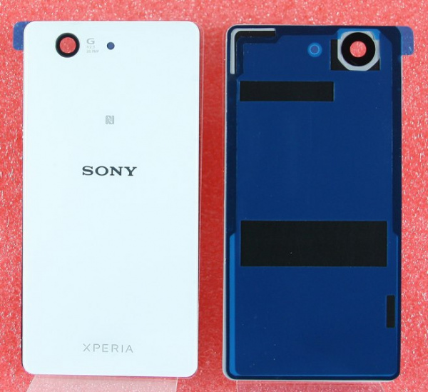 Корпус Sony Xperia D5803 Xperia Z3 Compact заднее стекло (белый)