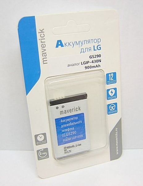 Акб LG IP-430N (GS290) Maverick